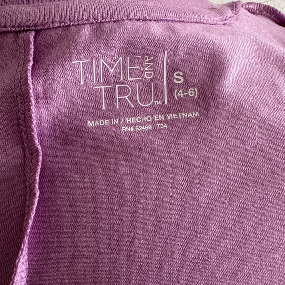 Time and Tru Women's Lilac Sleeveless Knit Swing Dress - Small - Picture 7 of 9